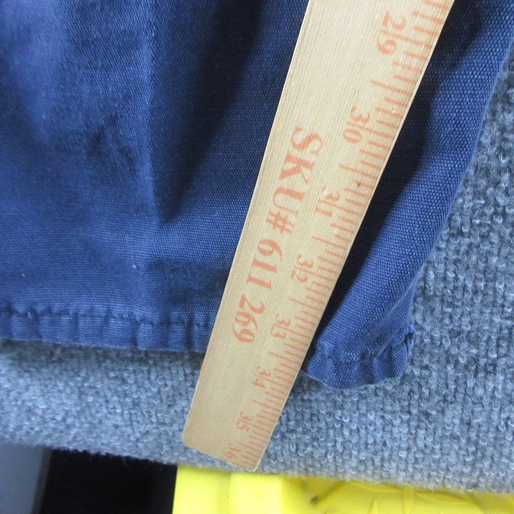 Carhartt FR Pants Mens 36x34 Blue Flame Resistant Canvas Carpenter Workwear